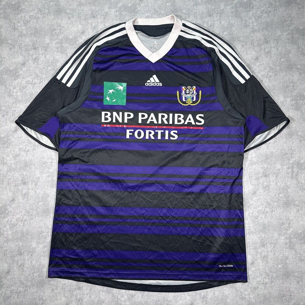 Adidas Anderlecht 2009 2010 #26 V. Bernarbez Away Football Shirt Soccer Jersey L